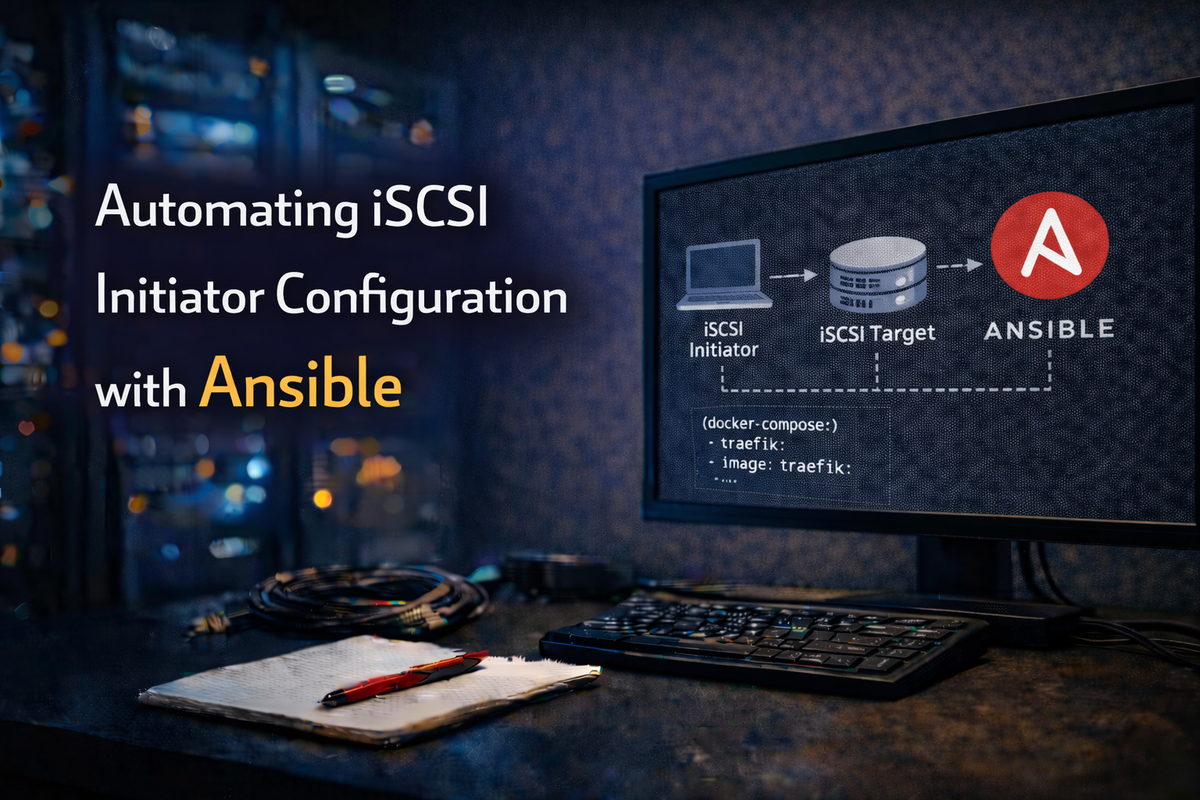 Automating iSCSI Initiator Configuration with Ansible