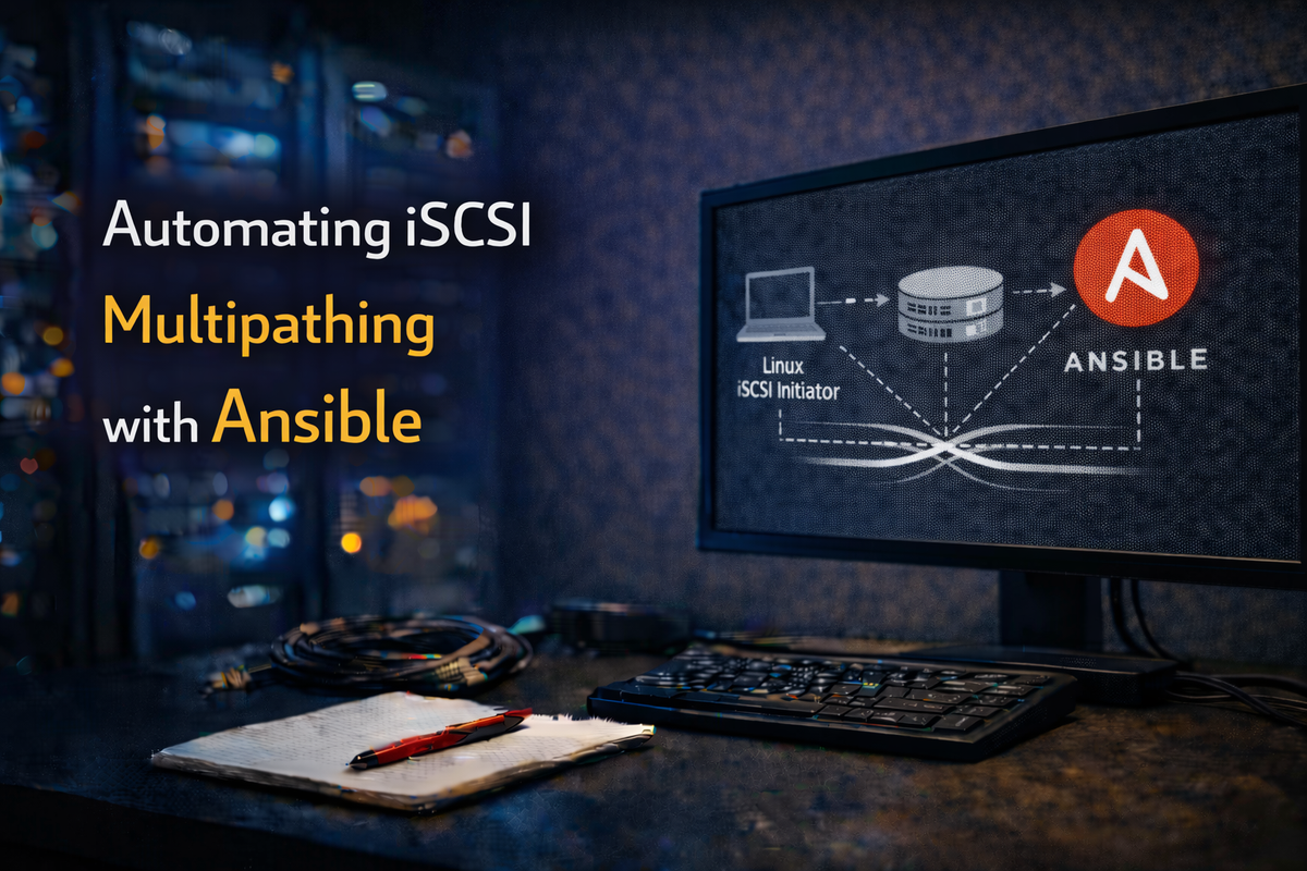 Automating iSCSI Multipathing with Ansible