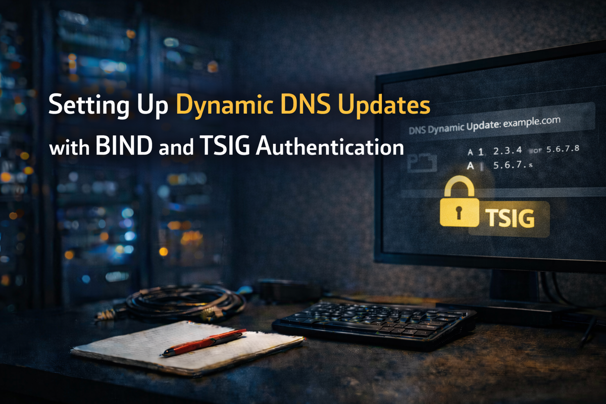 Setting Up Dynamic DNS Updates with BIND and TSIG Authentication