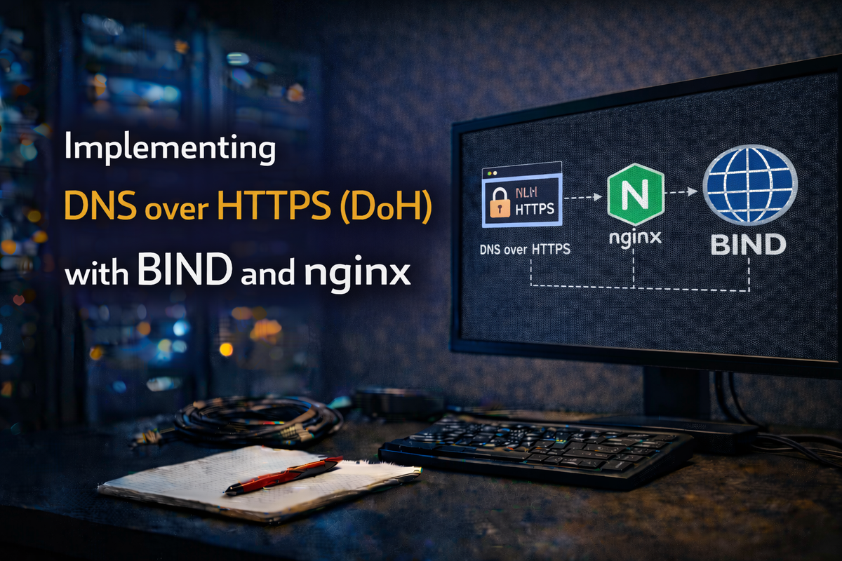Implementing DNS over HTTPS (DoH) with BIND and nginx