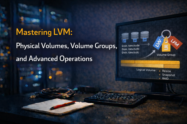 Mastering LVM: Physical Volumes, Volume Groups, and Advanced Operations