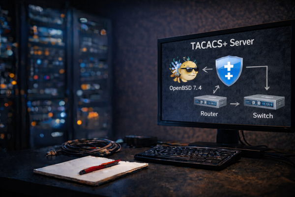 Setting Up TACACS+ on OpenBSD 7.4 for Legacy Network Devices