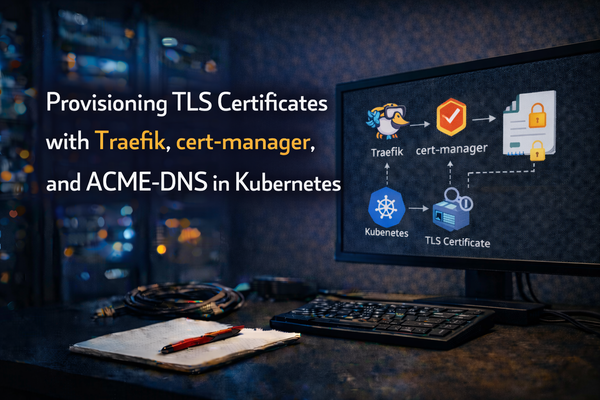 Provisioning TLS Certificates with Traefik, cert-manager, and ACME-DNS in Kubernetes