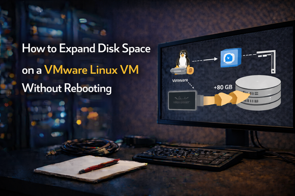 Expand Disk Space on a VMware Linux VM Without Rebooting